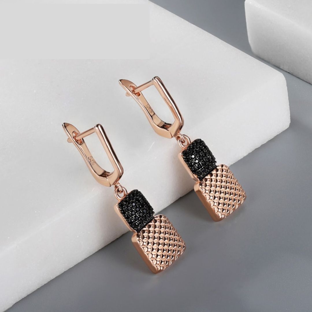 Brinco Zircônia com Diamantes 925